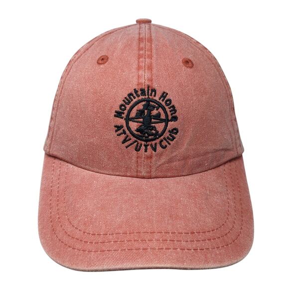 Mountain Home ATV/UTV Club Slideback Baseball Cap Red OS Embroidered 6 Panel HA - Picture 1 of 9